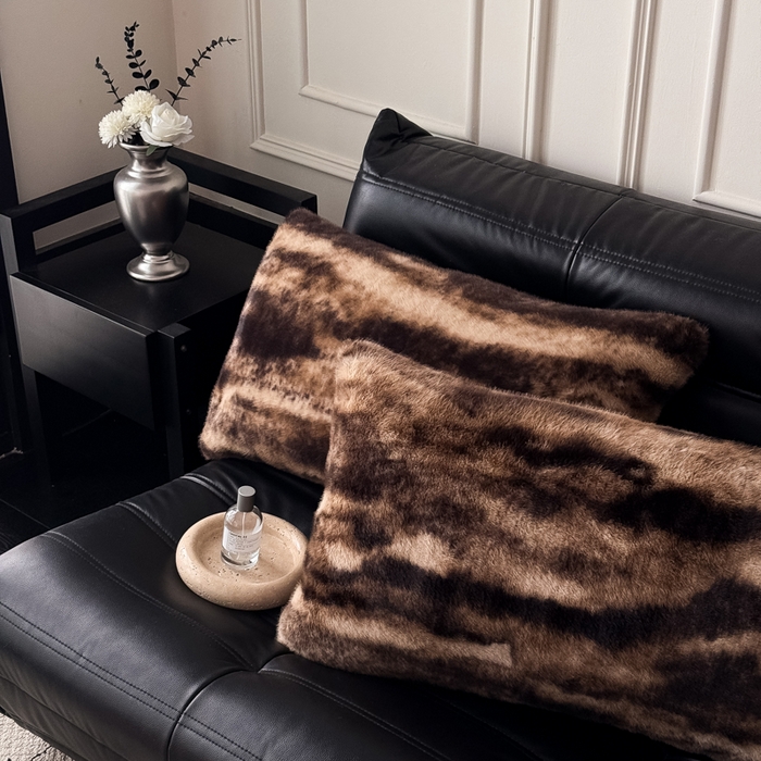 91家纺网 家纺一手货源 找家纺 （总）九花鹿 2025新款水貂绒皮草绒保暖单人双人单品枕套单件枕套