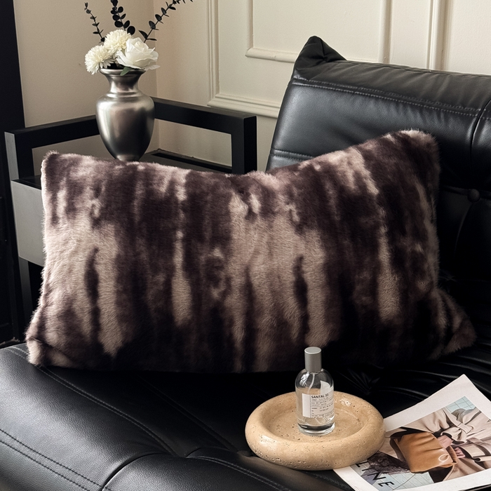 91家纺网 家纺一手货源 找家纺 九花鹿 2025新款水貂绒皮草绒保暖单人双人单品枕套单件枕套 艾莉