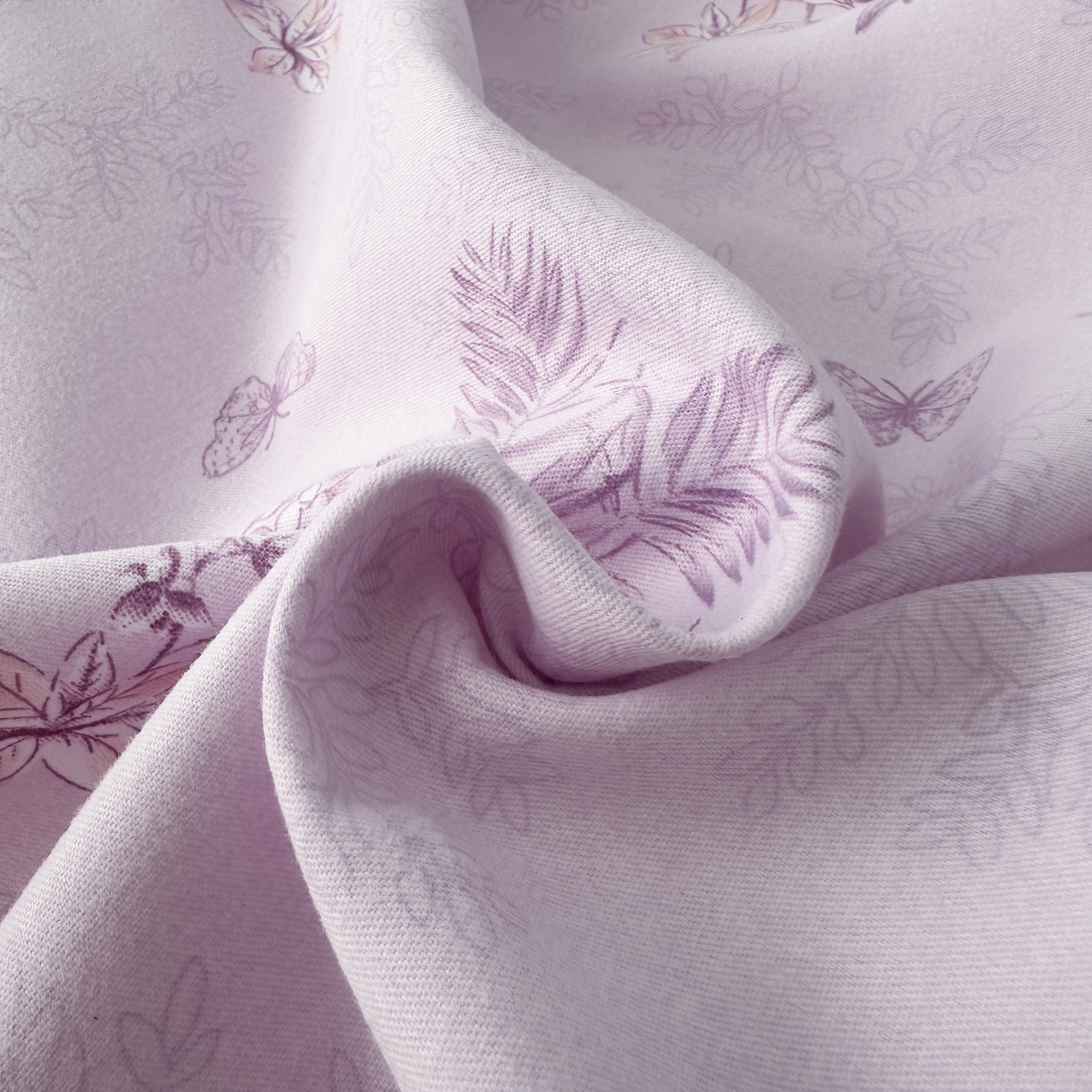 91家纺网 家纺一手货源 找家纺 幸嘉轩 2025新款全棉纯棉喷气加厚磨毛四件套-系列五兰花情