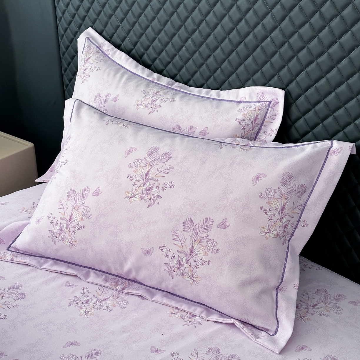 91家纺网 家纺一手货源 找家纺 幸嘉轩 2025新款全棉纯棉喷气加厚磨毛四件套-系列五兰花情