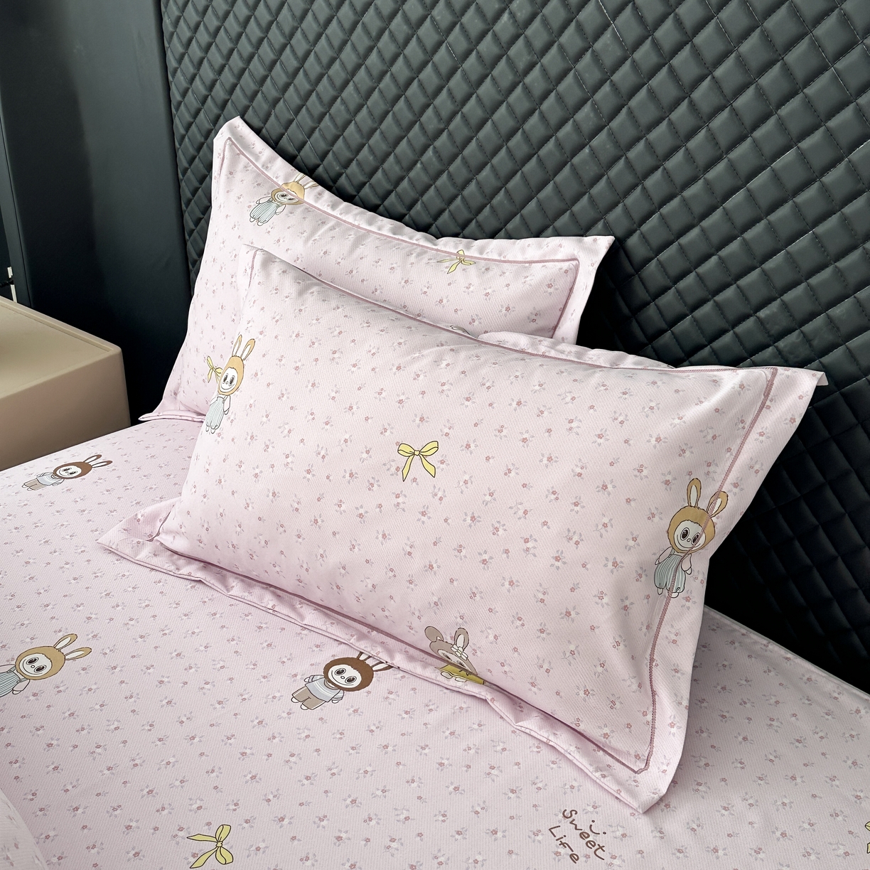 91家纺网 家纺一手货源 找家纺 幸嘉轩 2025新款全棉纯棉喷气加厚磨毛四件套-系列五赫卡风情