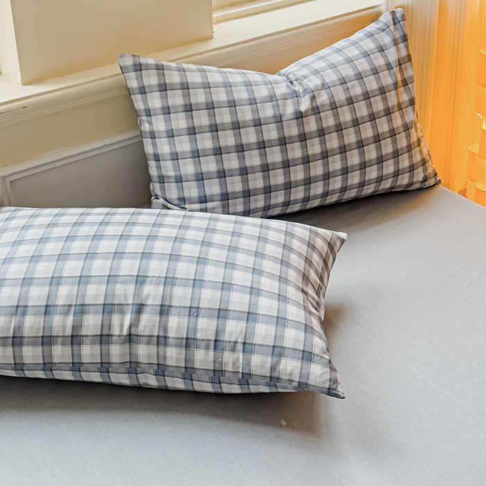 91家纺网 家纺一手货源 找家纺 感遇家纺 2026新款全棉纯棉印花13372四件套 达美-灰