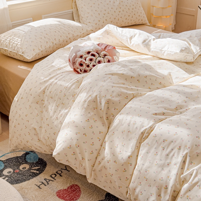 91家纺网 家纺一手货源 找家纺 感遇家纺 2026新款全棉纯棉印花13372四件套 花艺漫漫