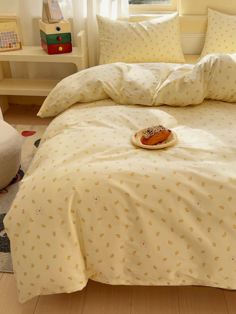 91家纺网 家纺一手货源 找家纺 感遇家纺 2026新款全棉纯棉印花13372四件套 花艺漫漫