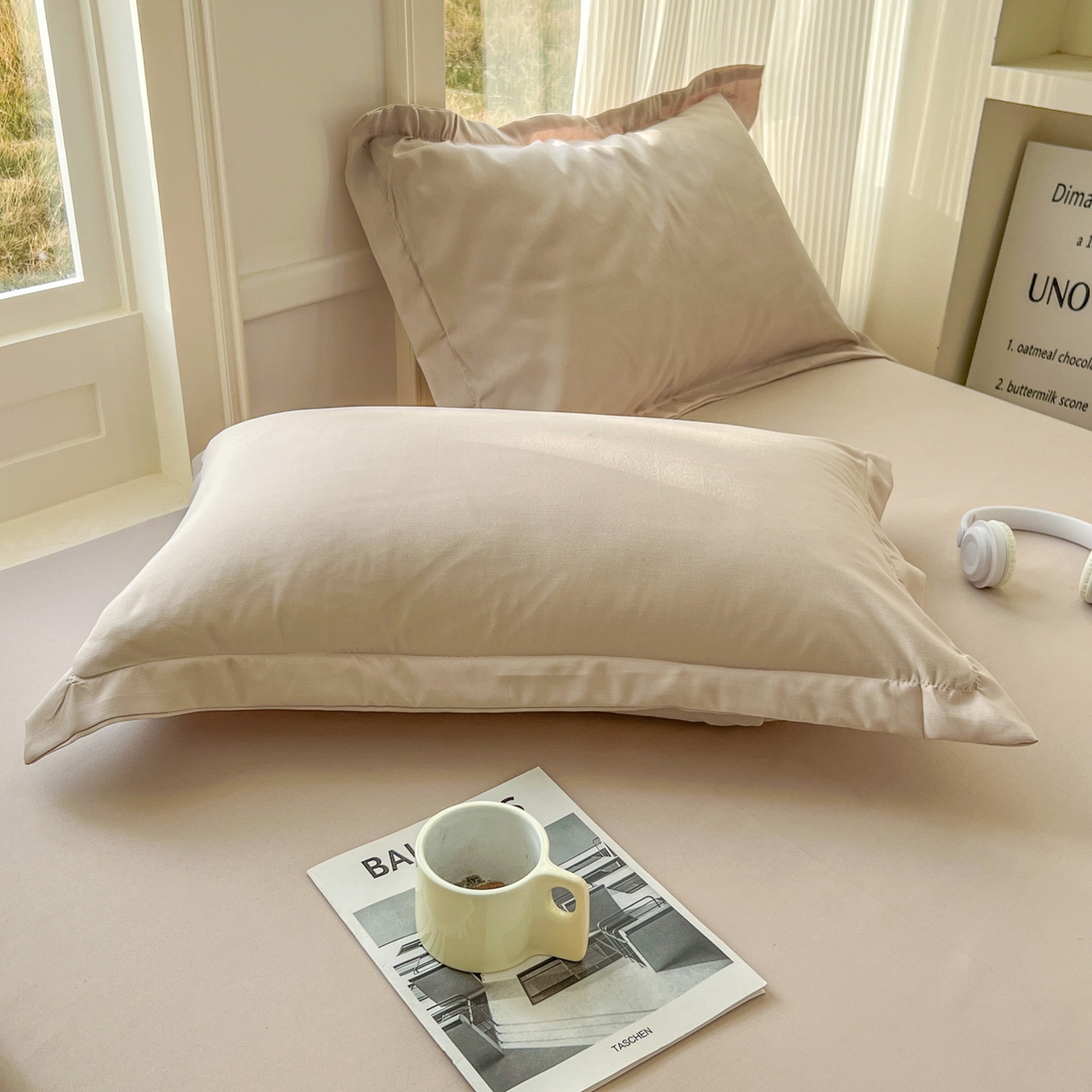 91家纺网 家纺一手货源 找家纺 卡诗兰 2025新款外贸跨境电商亚马逊速卖通单床笠三件套欧美尺寸多多跨境平台TEMU SHEIN 卡其