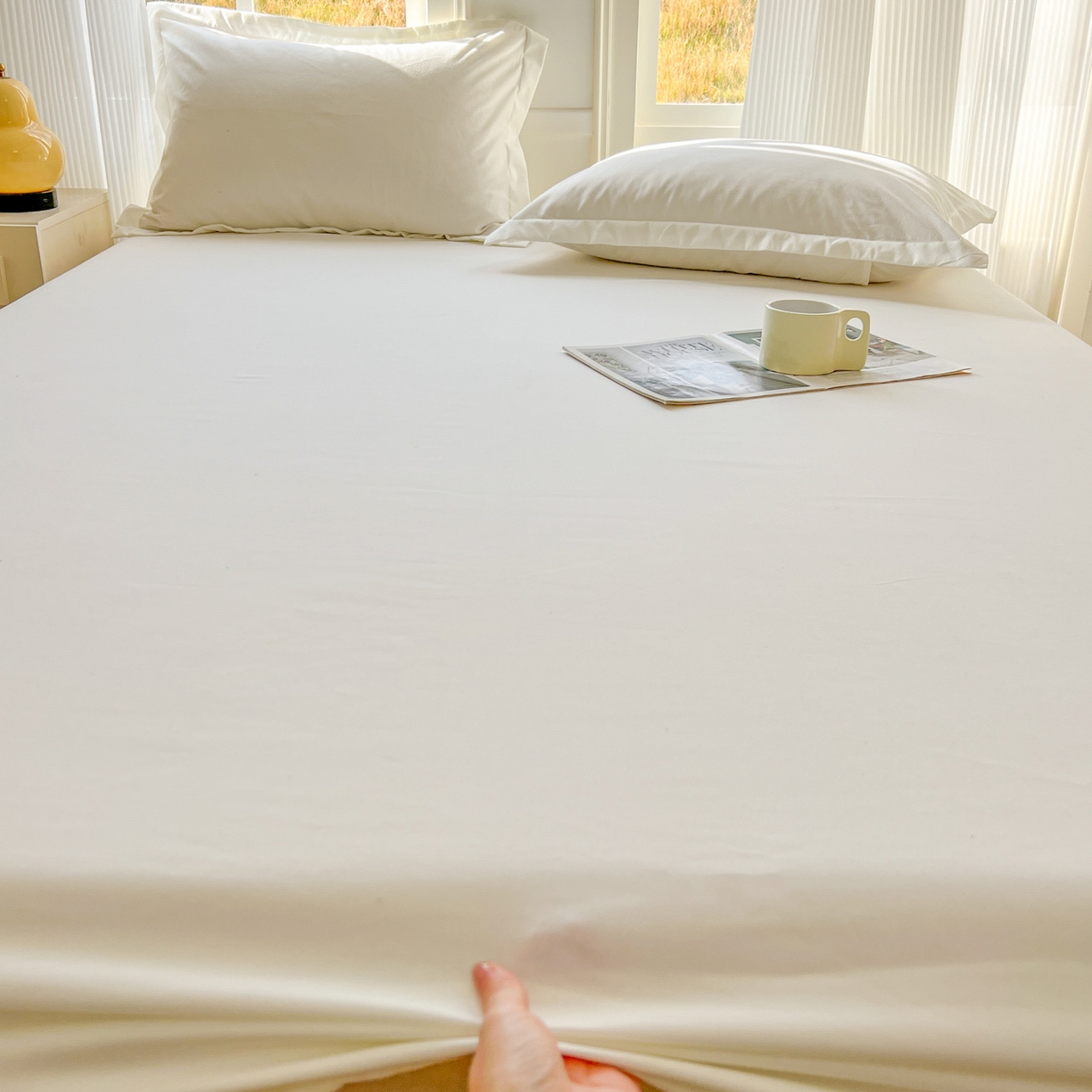 91家纺网 家纺一手货源 找家纺 （总）卡诗兰 2025新款外贸跨境电商亚马逊速卖通单床笠三件套欧美尺寸多多跨境平台TEMU SHEIN