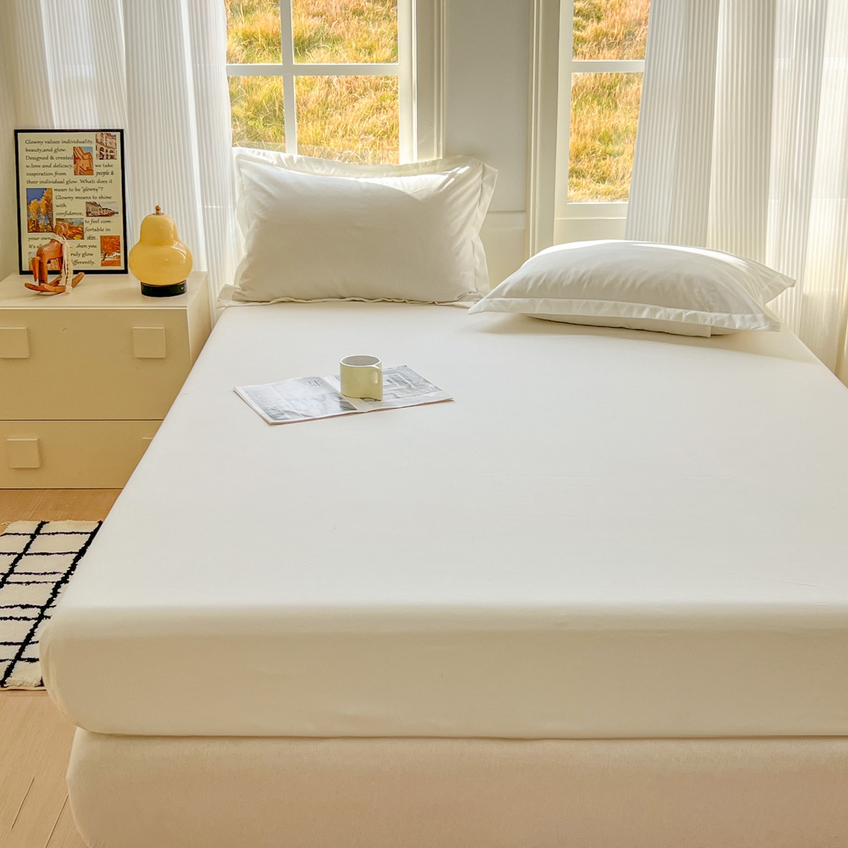 91家纺网 家纺一手货源 找家纺 （总）卡诗兰 2025新款外贸跨境电商亚马逊速卖通单床笠三件套欧美尺寸多多跨境平台TEMU SHEIN