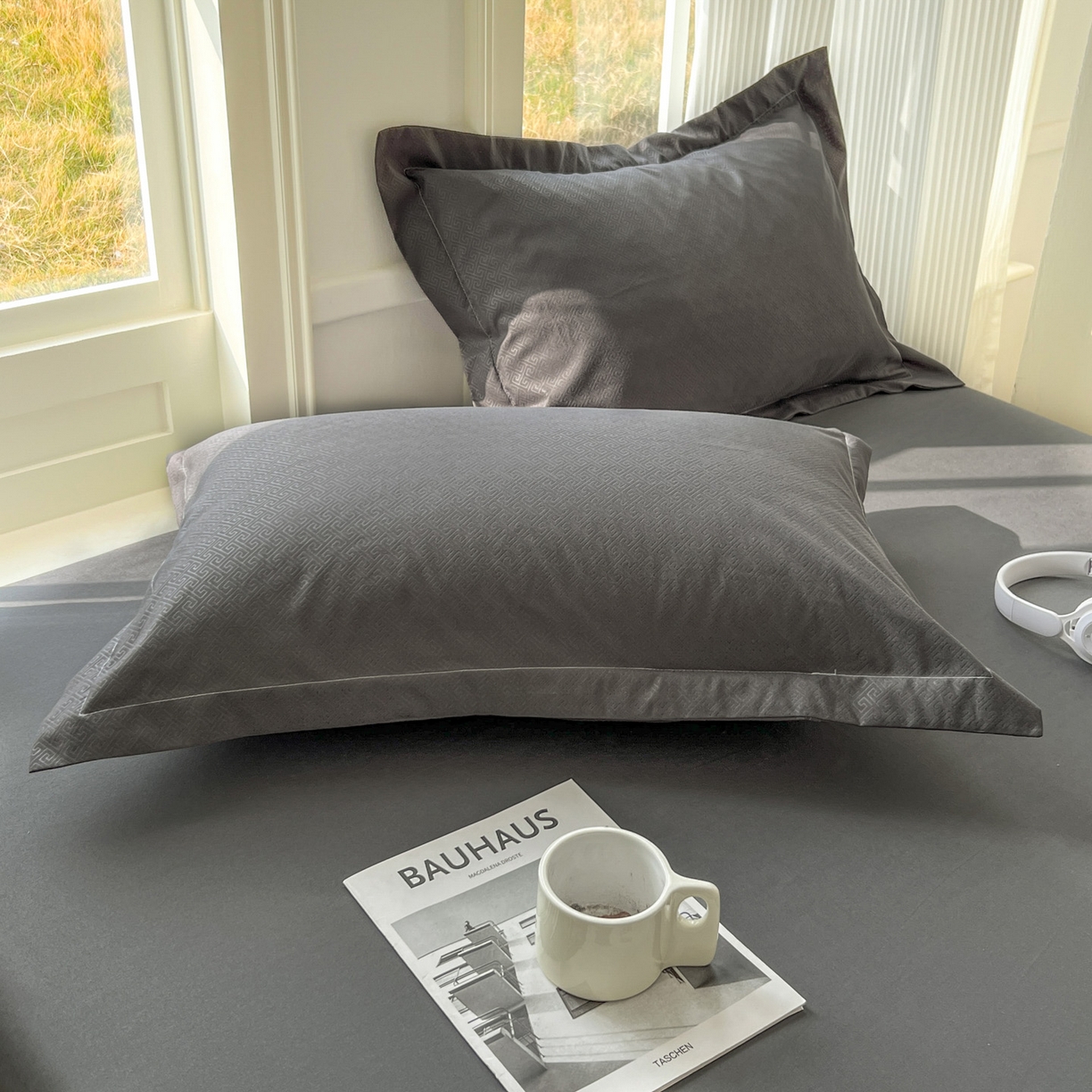 91家纺网 家纺一手货源 找家纺 卡诗兰 2025新款外贸跨境电商亚马逊速卖通单床笠三件套欧美尺寸多多跨境平台TEMU SHEIN 深灰