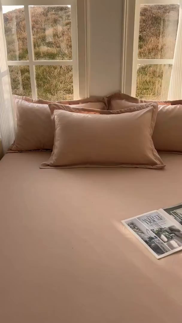 91家纺网 家纺一手货源 找家纺 卡诗兰 2025新款外贸跨境电商亚马逊速卖通单床笠三件套欧美尺寸多多跨境平台TEMU SHEIN 卡其