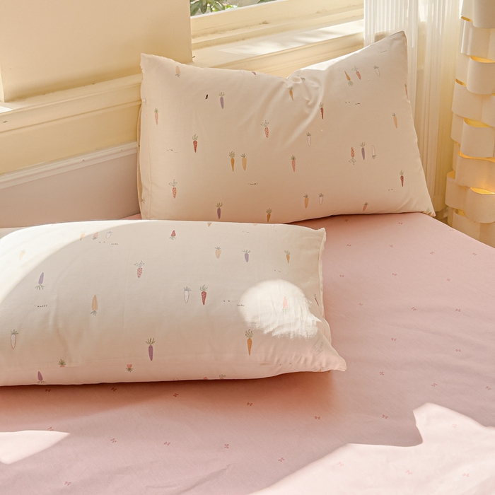 91家纺网 家纺一手货源 找家纺 感遇家纺 2026新款全棉纯棉印花13372四件套 萝卜好吃