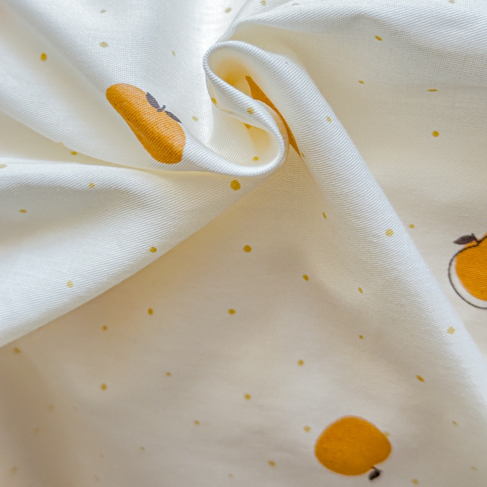 91家纺网 家纺一手货源 找家纺 感遇家纺 2026新款全棉纯棉印花13372四件套 年年有橙