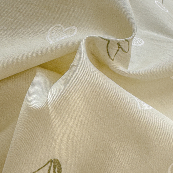 91家纺网 家纺一手货源 找家纺 感遇家纺 2026新款全棉纯棉印花13372四件套 暖樱-绿