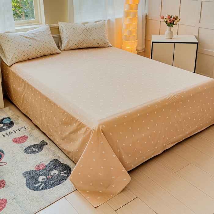 91家纺网 家纺一手货源 找家纺 感遇家纺 2026新款全棉纯棉印花13372四件套 七彩蝴蝶结