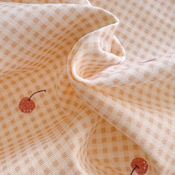 91家纺网 家纺一手货源 找家纺 感遇家纺 2026新款全棉纯棉印花13372四件套 樱桃之夏