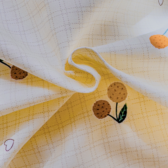 91家纺网 家纺一手货源 找家纺 感遇家纺 2026新款全棉纯棉印花13372四件套 长安荔枝-米