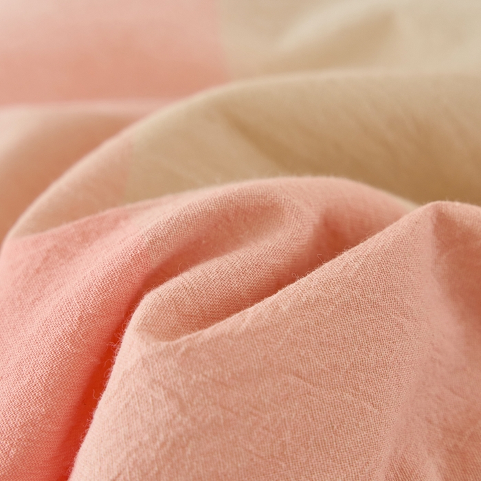 91家纺网 家纺一手货源 找家纺 三沁家居 2025新款全棉色织水洗棉大豆被冬被被子被芯 米夕玉咖