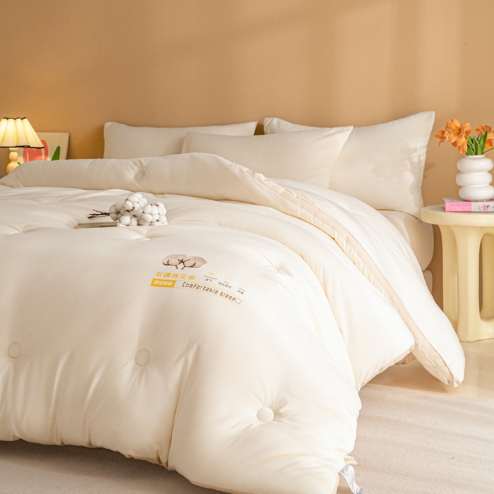 91家纺网 家纺一手货源 找家纺 （总）爱彼家纺 2025冬季新款A类100%新疆棉花被棉絮春秋被冬被被子被芯