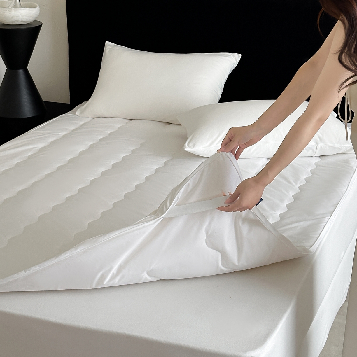 91家纺网 家纺一手货源 找家纺 【澳洲进口】傲蕾睡梦森林全澳毛三防床褥垫羊毛床垫绵羊毛垫子100%羊毛顶垫