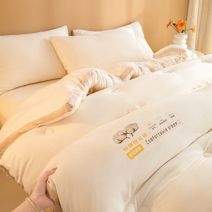 91家纺网 家纺一手货源 找家纺 （总）爱彼家纺 2025冬季新款A类100%新疆棉花被棉絮春秋被冬被被子被芯