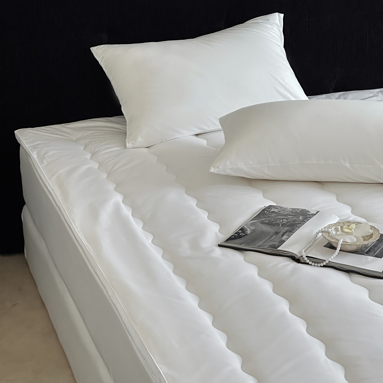 91家纺网 家纺一手货源 找家纺 【澳洲进口】傲蕾睡梦森林全澳毛三防床褥垫羊毛床垫绵羊毛垫子100%羊毛顶垫