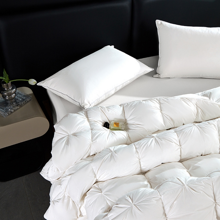 91家纺网 家纺一手货源 找家纺 （总）顺发床垫 2025新款全棉纯棉立体扭花羽毛被加厚被子秋冬春秋被冬被直播供货