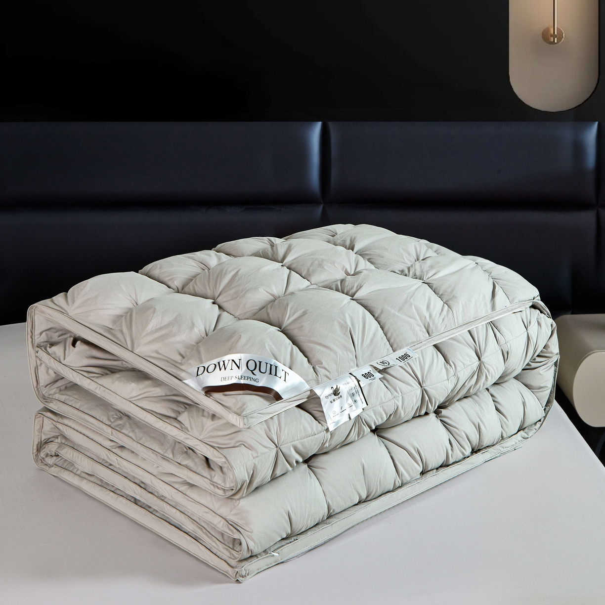 91家纺网 家纺一手货源 找家纺 （总）顺发床垫 2025新款全棉纯棉立体扭花羽毛被加厚被子秋冬春秋被冬被直播供货