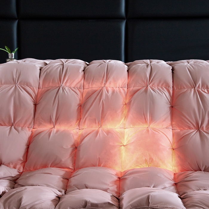 91家纺网 家纺一手货源 找家纺 顺发床垫 2025新款全棉纯棉立体扭花羽毛被加厚被子秋冬春秋被冬被直播供货 立体豆沙