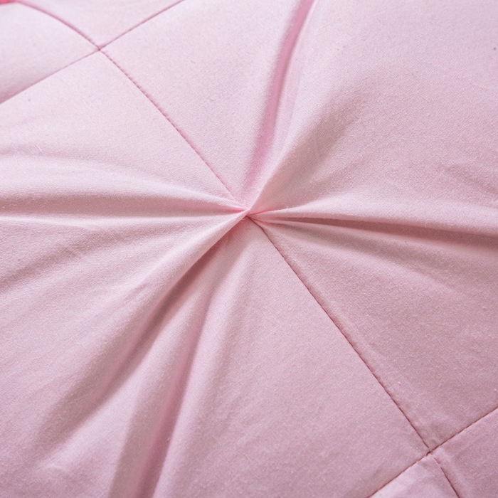 91家纺网 家纺一手货源 找家纺 顺发床垫 2025新款全棉纯棉立体扭花枕头枕芯 粉色