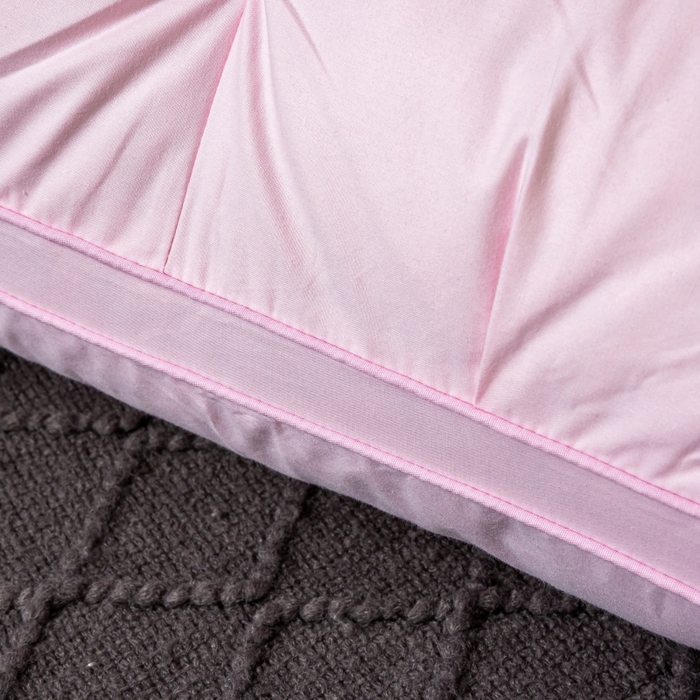 91家纺网 家纺一手货源 找家纺 顺发床垫 2025新款全棉纯棉立体扭花枕头枕芯 粉色