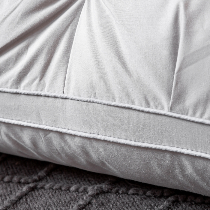 91家纺网 家纺一手货源 找家纺 顺发床垫 2025新款全棉纯棉立体扭花枕头枕芯 灰色