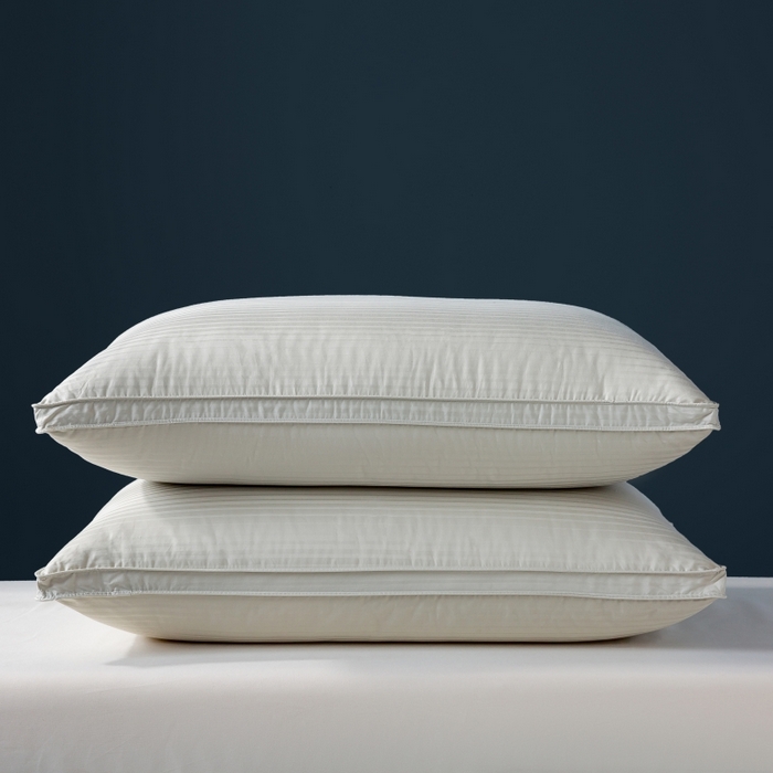 91家纺网 家纺一手货源 找家纺 顺发床垫 2025秋冬热款纯色蓬松舒适羽毛枕中高端优质羽毛枕 灰绿