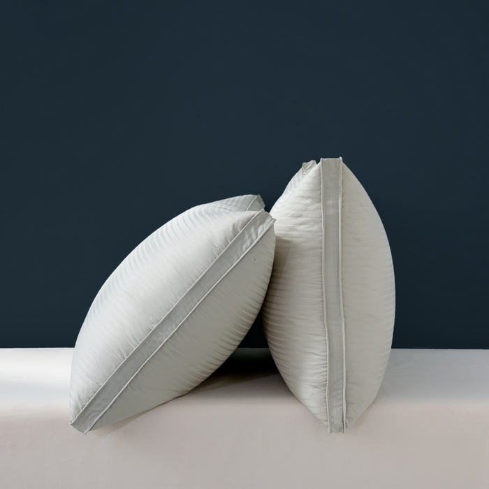 91家纺网 家纺一手货源 找家纺 顺发床垫 2025秋冬热款纯色蓬松舒适羽毛枕中高端优质羽毛枕 灰绿