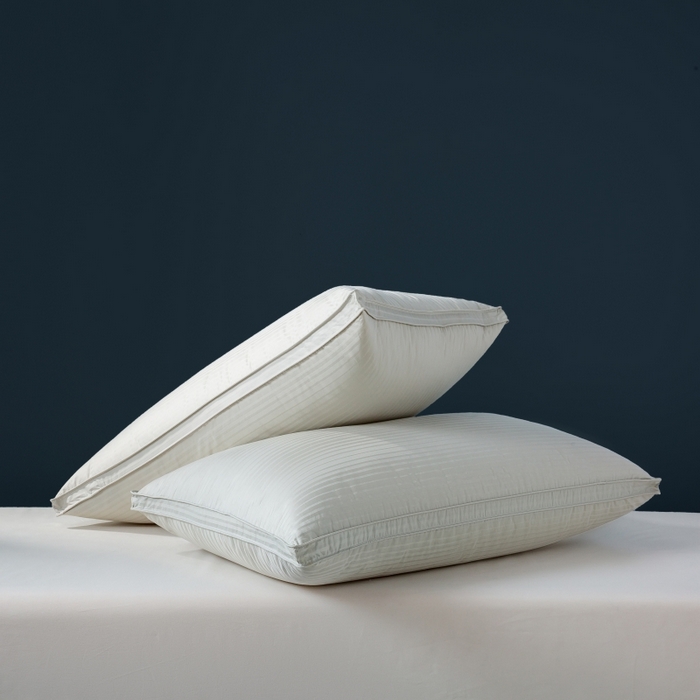 91家纺网 家纺一手货源 找家纺 顺发床垫 2025秋冬热款纯色蓬松舒适羽毛枕中高端优质羽毛枕 灰绿