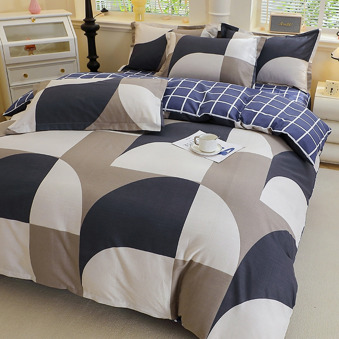 91家纺网 家纺一手货源 找家纺 牧笛缘家纺 2025新款全棉12868四件套路易斯