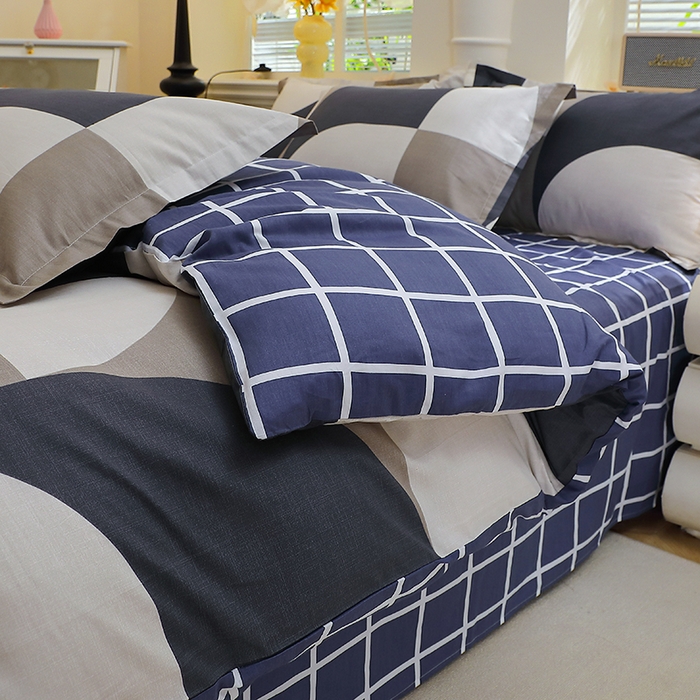 91家纺网 家纺一手货源 找家纺 牧笛缘家纺 2025新款全棉12868四件套路易斯