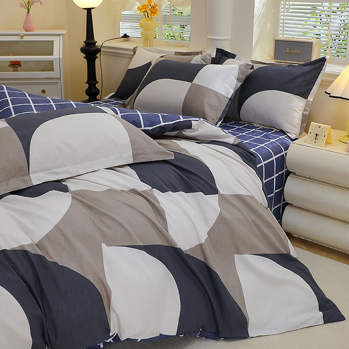 91家纺网 家纺一手货源 找家纺 牧笛缘家纺 2025新款全棉12868单被套路易斯