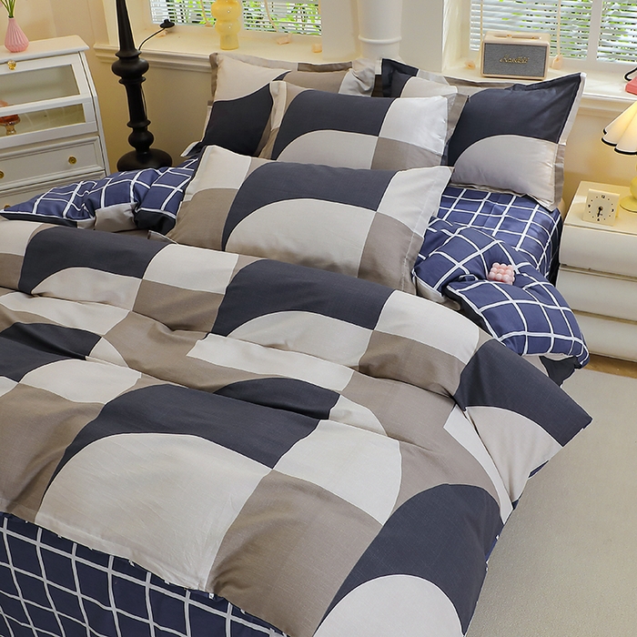 91家纺网 家纺一手货源 找家纺 牧笛缘家纺 2025新款全棉12868单被套路易斯