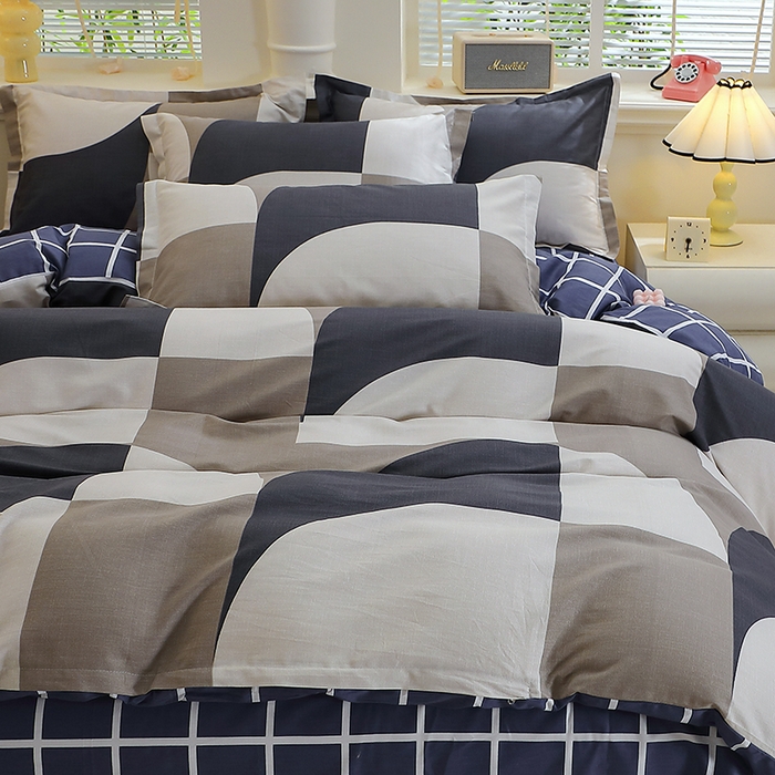 91家纺网 家纺一手货源 找家纺 牧笛缘家纺 2025新款全棉12868单被套路易斯