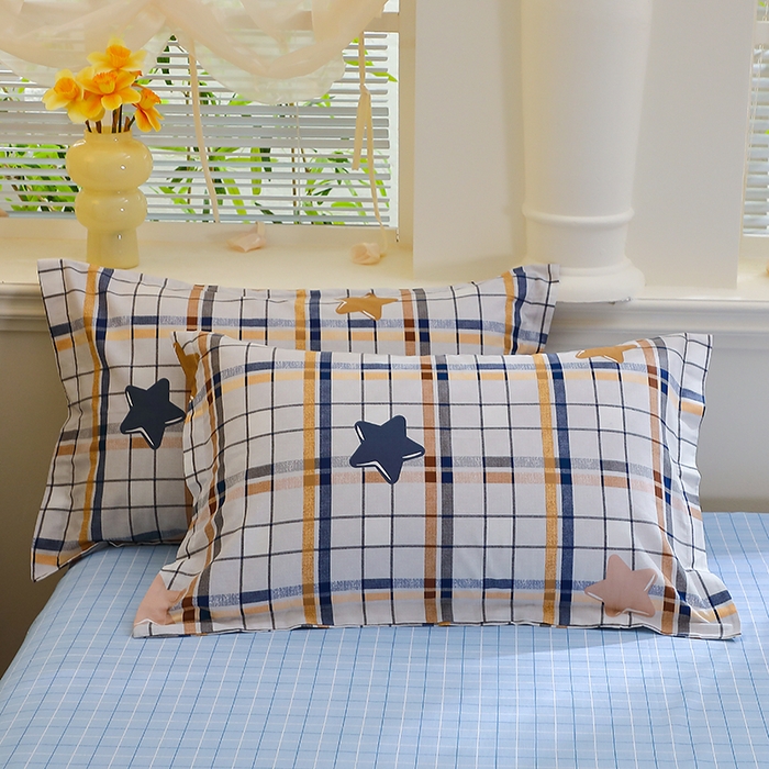 91家纺网 家纺一手货源 找家纺 （总）牧笛缘家纺 2025新款全棉12868单枕套