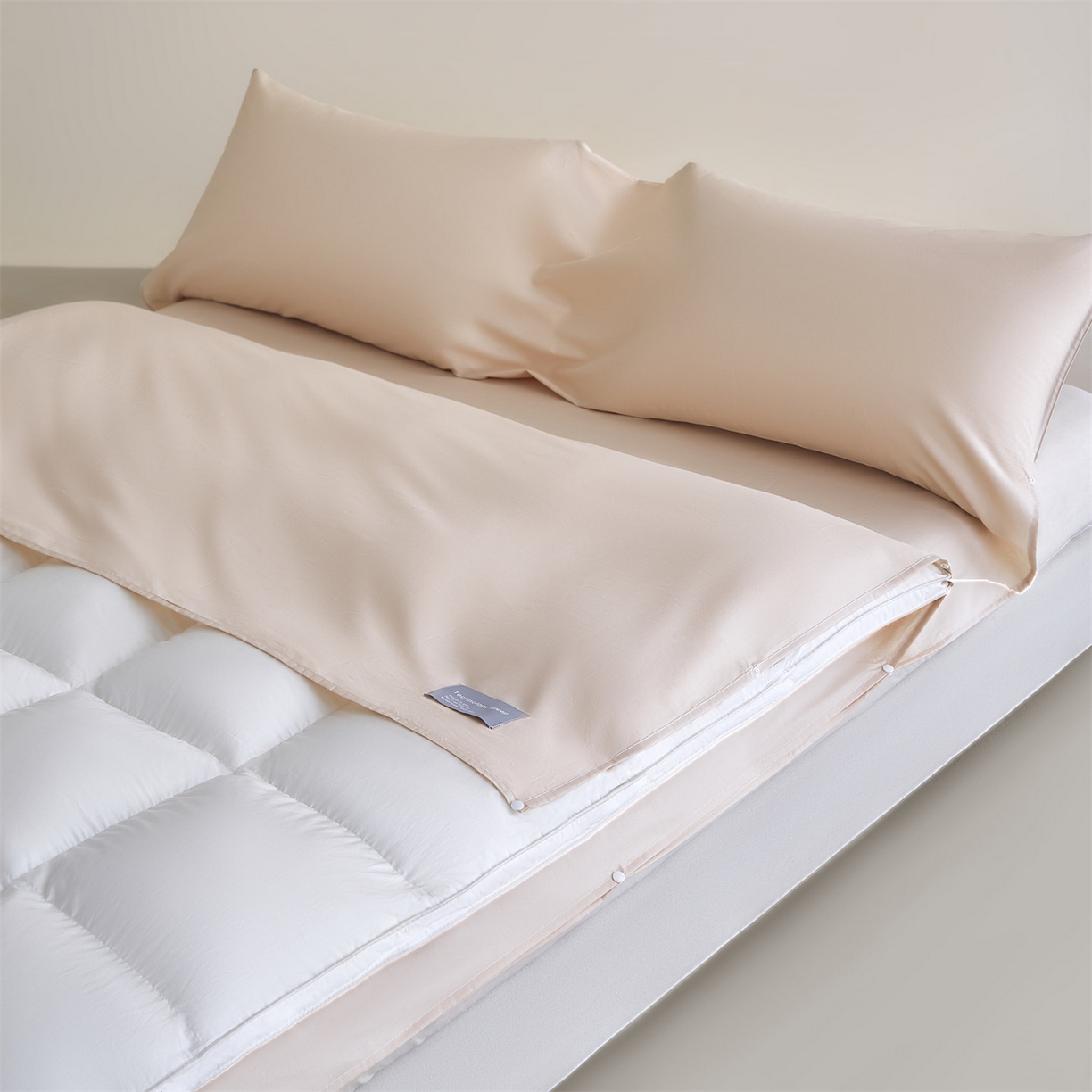 91家纺网 家纺一手货源 找家纺 优眠坊 2025新款全棉13372酒店隔脏旅行睡袋纯棉出差旅行床单便携式被套 隔脏旅睡-浅茶杏