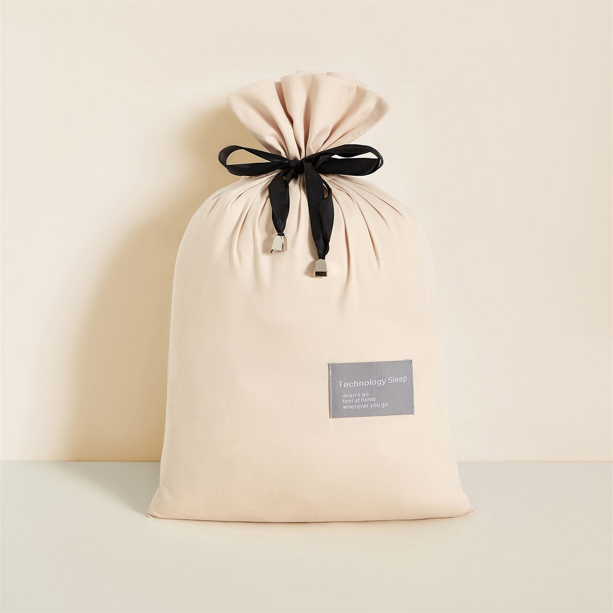 91家纺网 家纺一手货源 找家纺 优眠坊 2025新款全棉13372酒店隔脏旅行睡袋纯棉出差旅行床单便携式被套 隔脏旅睡-浅茶杏