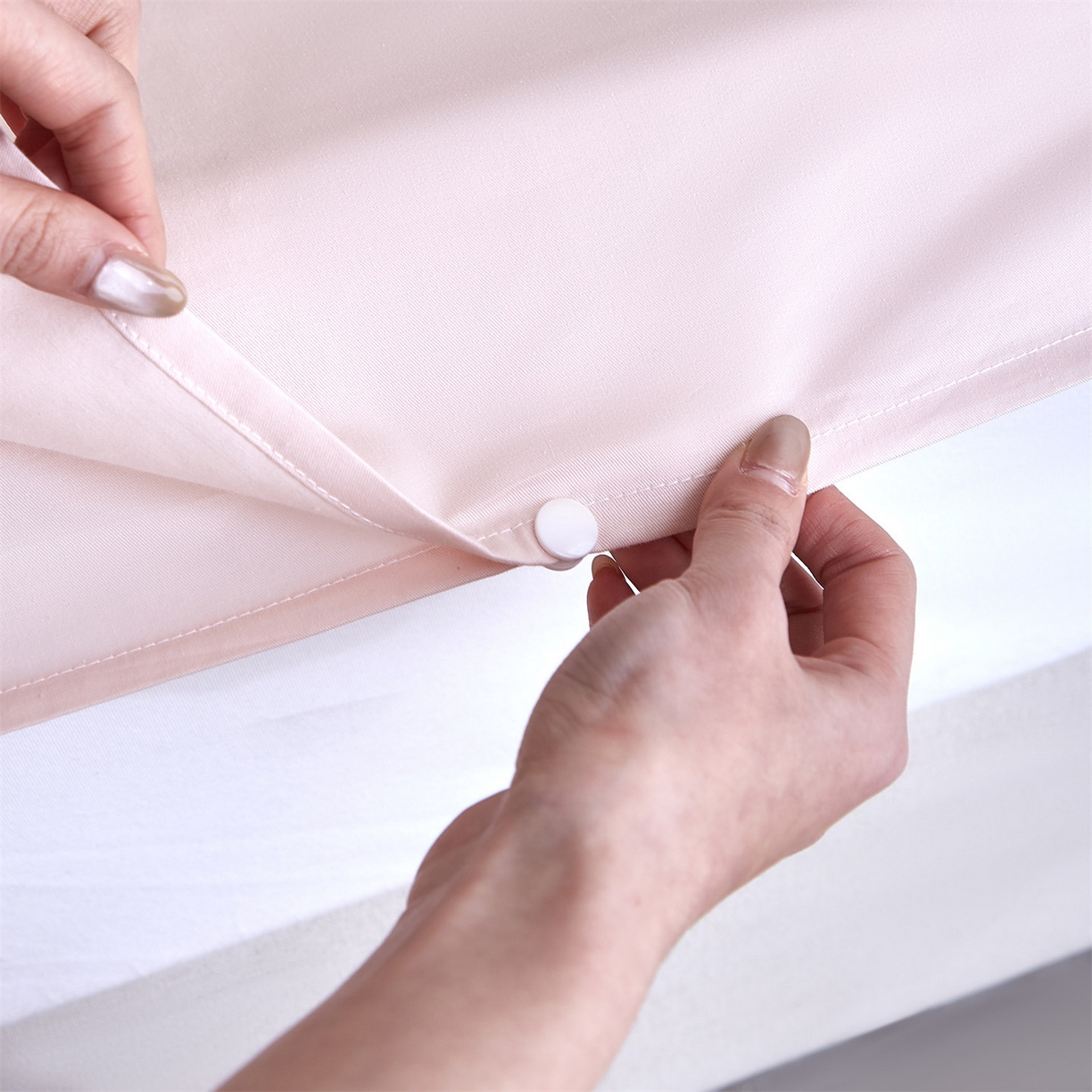 91家纺网 家纺一手货源 找家纺 优眠坊 2025新款全棉13372酒店隔脏旅行睡袋纯棉出差旅行床单便携式被套 隔脏旅睡-蔷薇粉