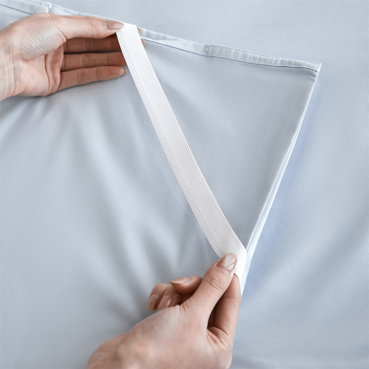 91家纺网 家纺一手货源 找家纺 优眠坊 2025新款全棉13372酒店隔脏旅行睡袋纯棉出差旅行床单便携式被套 隔脏旅睡-晴空蓝