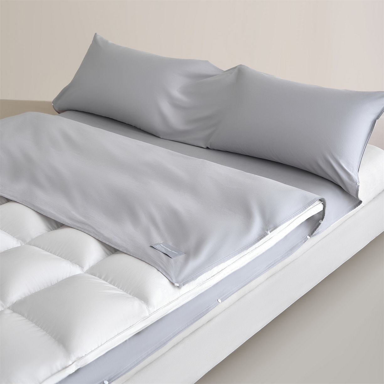 91家纺网 家纺一手货源 找家纺 优眠坊 2025新款全棉13372酒店隔脏旅行睡袋纯棉出差旅行床单便携式被套 隔脏旅睡-月影灰