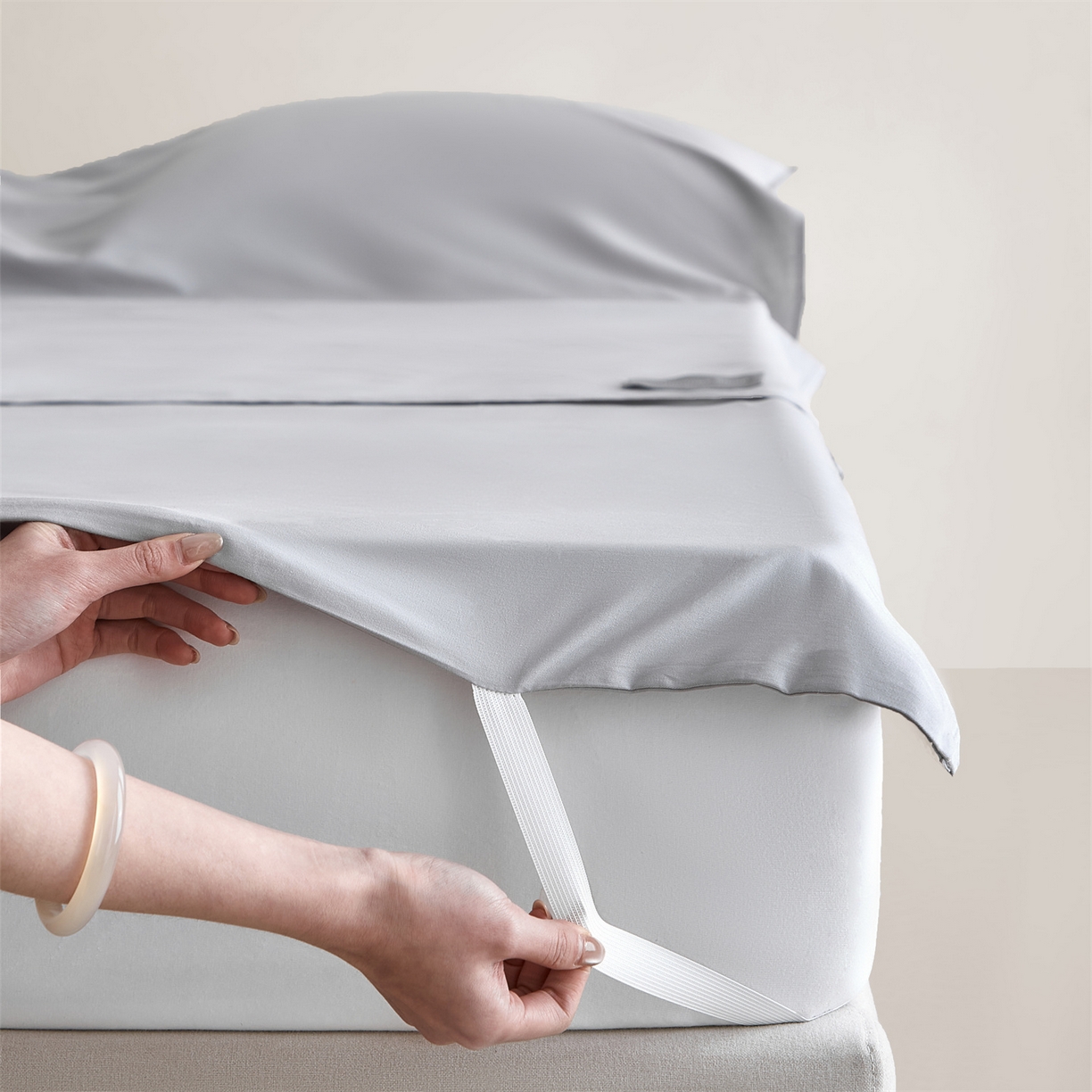 91家纺网 家纺一手货源 找家纺 优眠坊 2025新款全棉13372酒店隔脏旅行睡袋纯棉出差旅行床单便携式被套 隔脏旅睡-月影灰