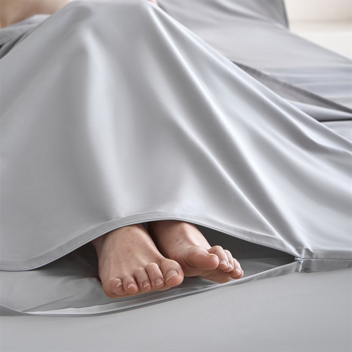 91家纺网 家纺一手货源 找家纺 优眠坊 2025新款全棉13372酒店隔脏旅行睡袋纯棉出差旅行床单便携式被套 隔脏旅睡-月影灰