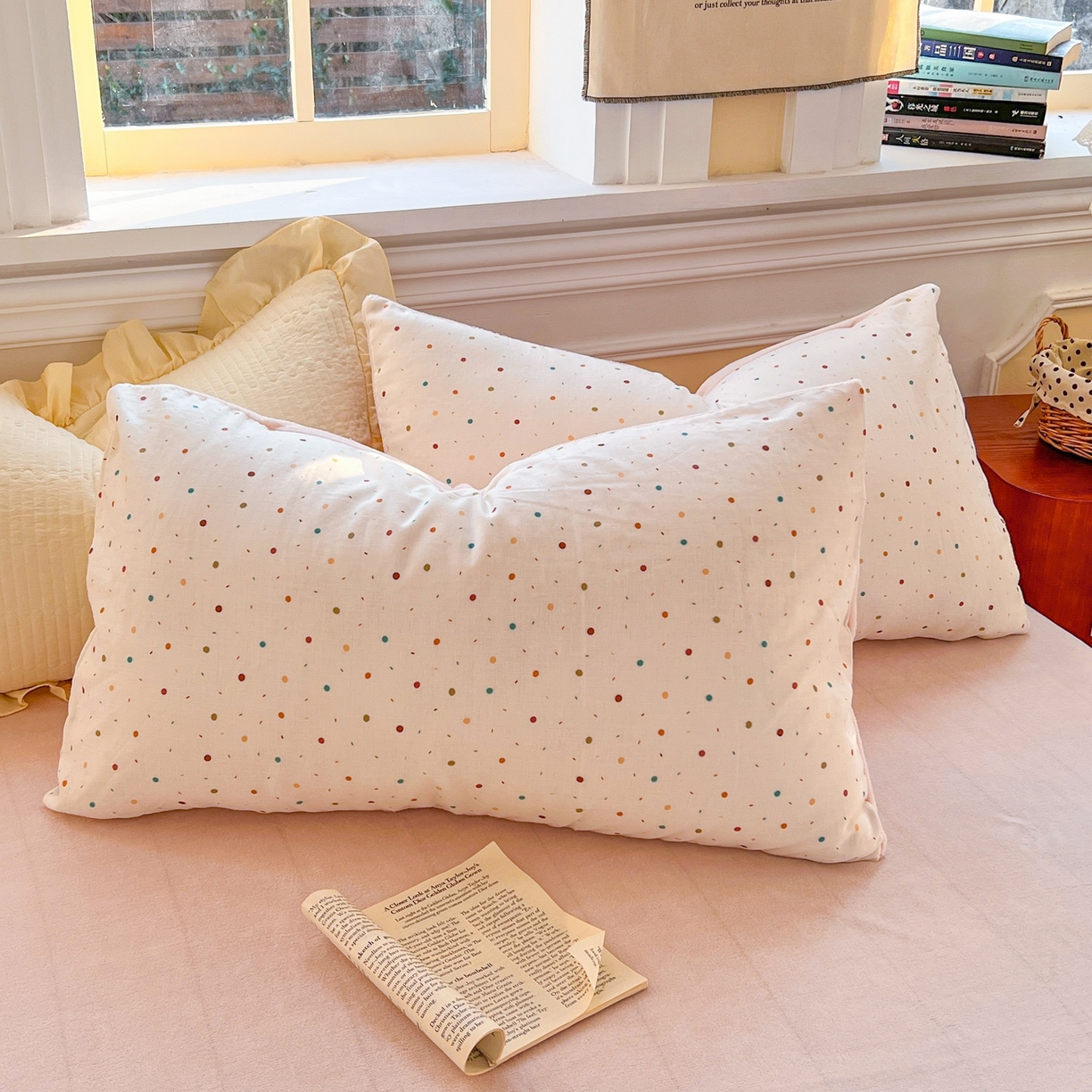 91家纺网 家纺一手货源 找家纺 （总）金丝鸟家纺 2025新款全棉双层纱加牛奶绒四件套