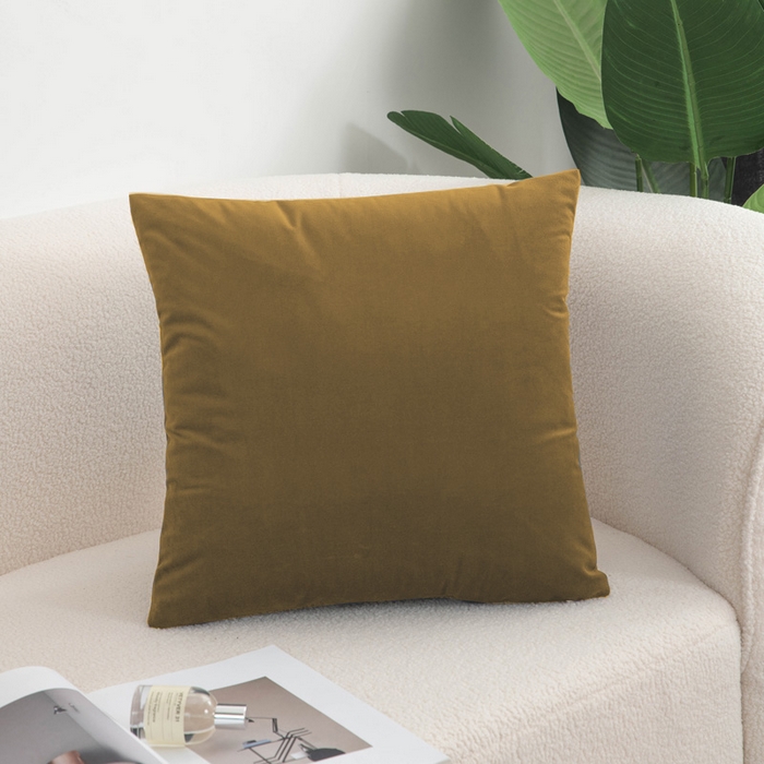 91家纺网 家纺一手货源 找家纺 （总）新奇异 2025新款纯色绒麻抱枕靠垫 （支持定制）