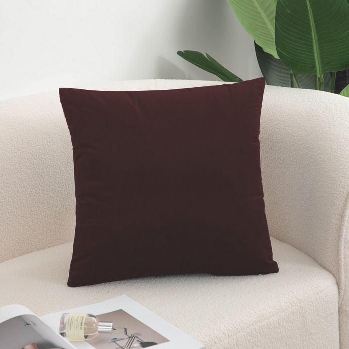 91家纺网 家纺一手货源 找家纺 （总）新奇异 2025新款纯色绒麻抱枕靠垫 （支持定制）