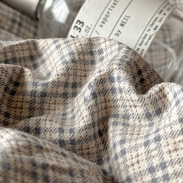 91家纺网 家纺一手货源 找家纺 （总）遇见家居生活馆 2025新款亚麻双层纱印花四件套-往事